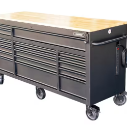 DALLAS LOCATION- HUSKY 72 in. W x 24 in. D Heavy Duty 18-Drawer Mobile Workbench