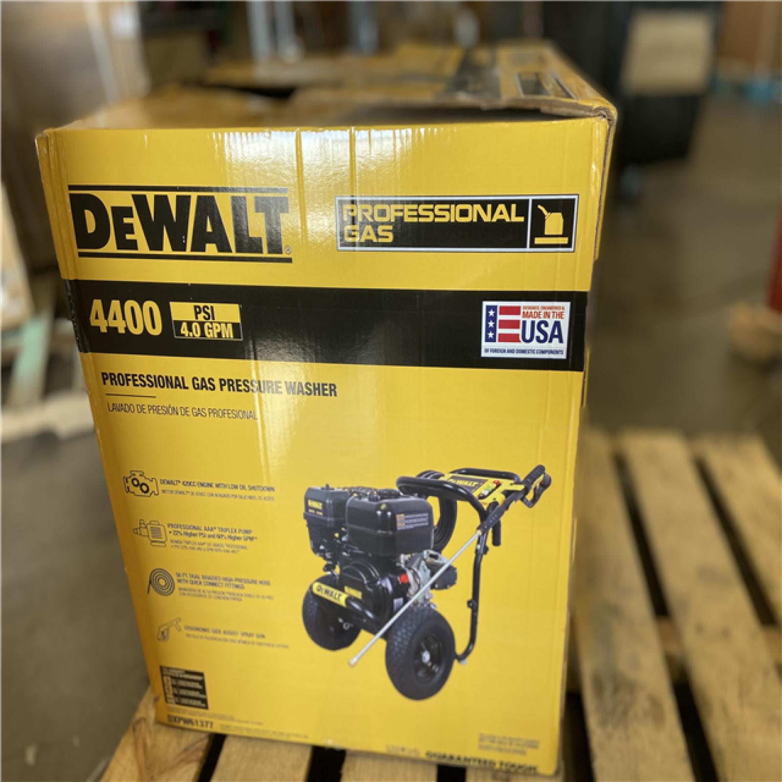 DALLAS LOCATION - DEWALT 4400 PSI 4.0 GPM Cold Water Gas Pressure Washer