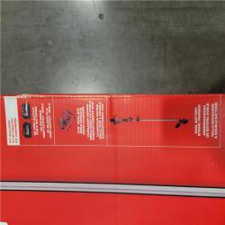 AS-IS  Milwaukee M18 FUEL 18V Brushless Cordless 17 in. Dual Battery Straight Shaft String Trimmer Kit