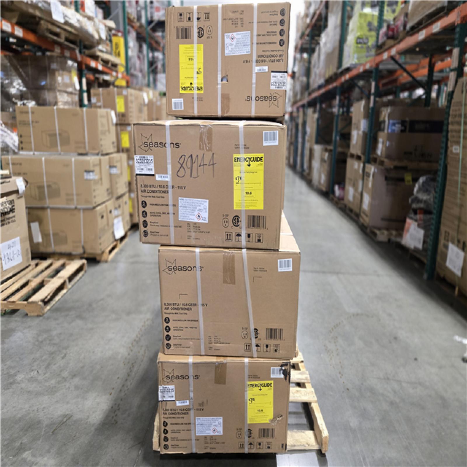 DALLAS LOCATION - SEASONS 8 300 BTU AIR CONDITIONER PALLET-(7 UNITS)