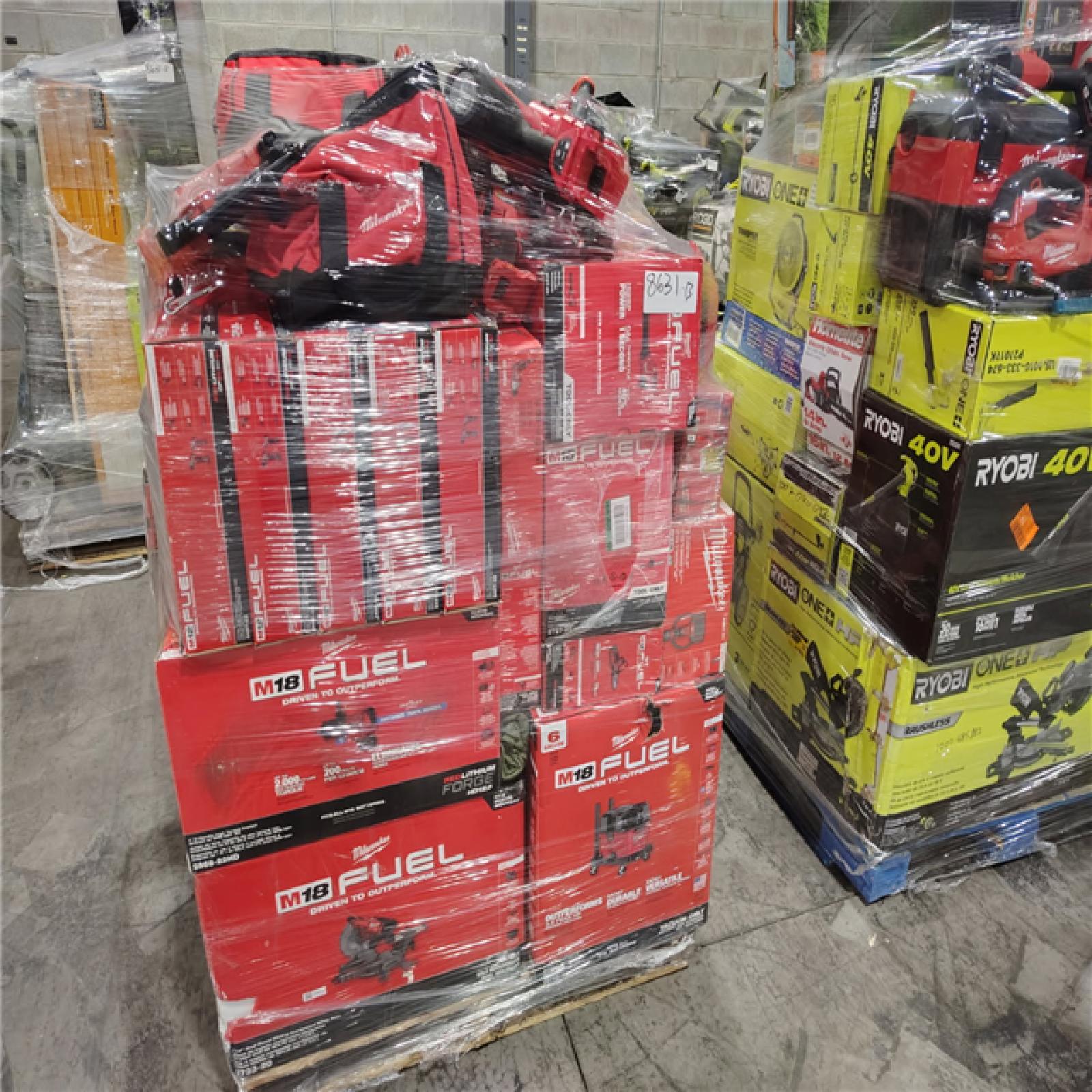 Pittston Location As-Is Power Tools Partial Truckload (13 Pallets) 8631-B