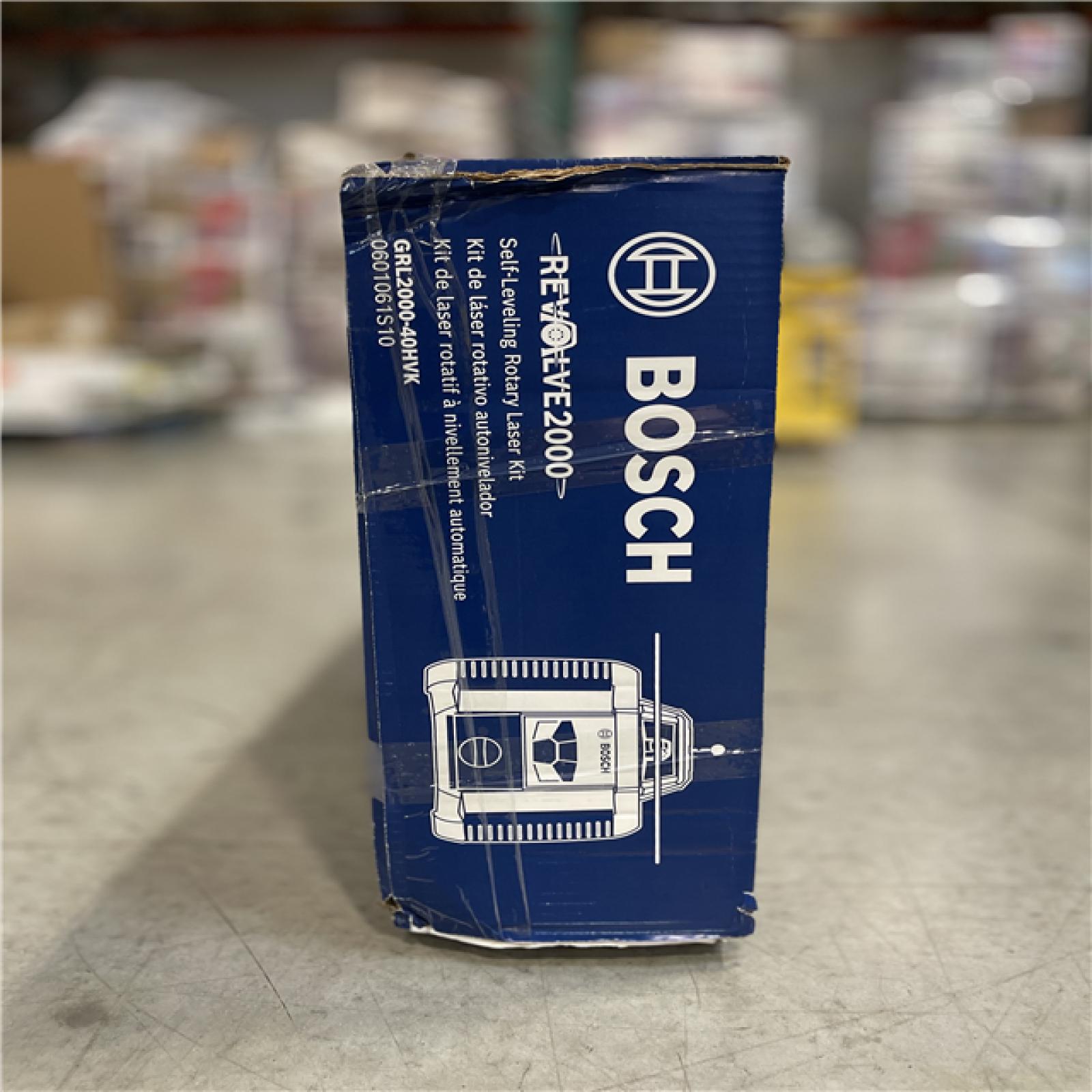 NEW! - Bosch REVOLVE 2 000 ft. Horizontal/Vertical Rotary Laser Self Leveling Complete Kit with Manual Dual Slope