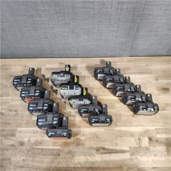HOUSTON LOCATION - AS-IS RYOBI BATTERY PACK QTY - 15