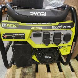 Dallas Location - As-Is RYOBI RYOBI 6,800-Watt Gasoline Portable Generator