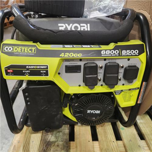 Dallas Location - As-Is RYOBI RYOBI 6,800-Watt Gasoline Portable Generator