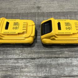 AS-IS DEWALT 20V MAX XR Lithium-Ion 4.0 Ah Battery Packs (2-Pack)
