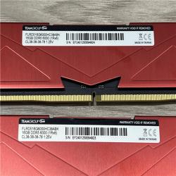 AS-IS TEAM GROUP FF4D516G6000HC38ABK 32GB (2 X 16GB) DDR5 6000