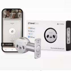 NEW! - Level Bolt (Matter)-Make Your Deadbolt Smart Keep Your Keys  Matter-Over-Thread  Works with Apple  Alexa  Google  Smart Things
