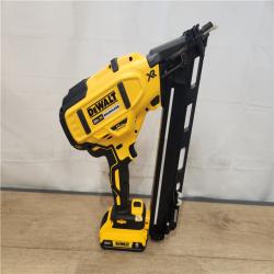 AS-IS- DEWALT 20V MAX XR 15 Ga. Cordless 34 Deg Nailer 20 V