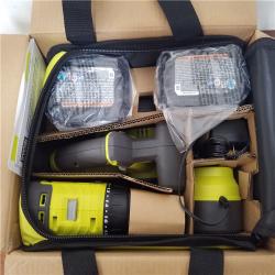 California NEW Ryobi One+ 18V 2-Tool Combo Kit  Includes (2) Batteries & Charger