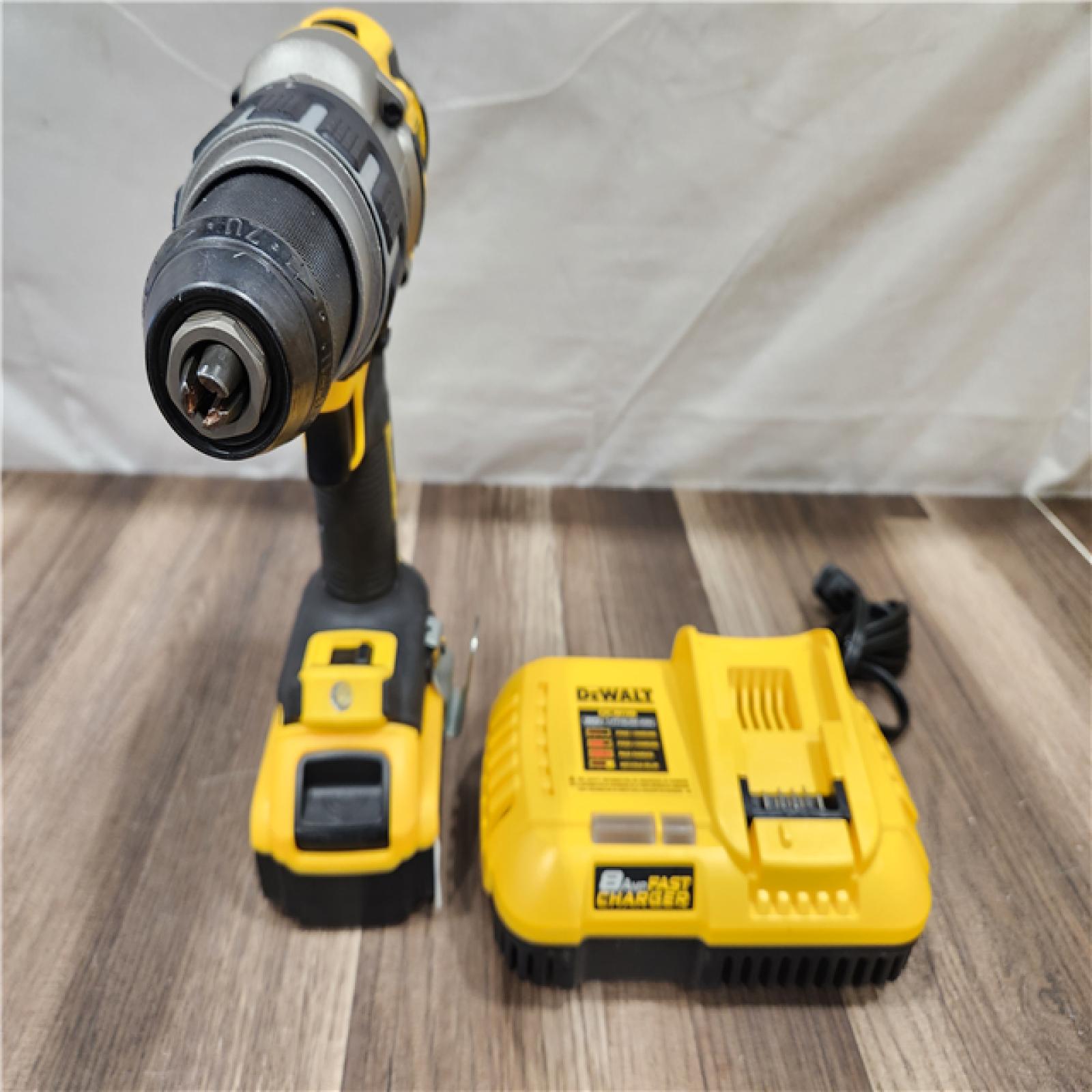 AS-IS- DeWalt 20V MAX XR 1/2 in. Brushless Cordless Hammer Drill Kit (Battery & Charger)