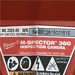AS-IS Milwaukee 12V Lithium-Ion Cordless M-SPECTOR 360-Degree 4 ft. Inspection Camera Kit