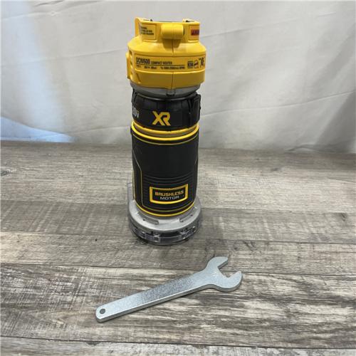 AS-IS DEWALT 20V MAX XR Cordless Brushless Fixed Base Compact Router (Tool Only)