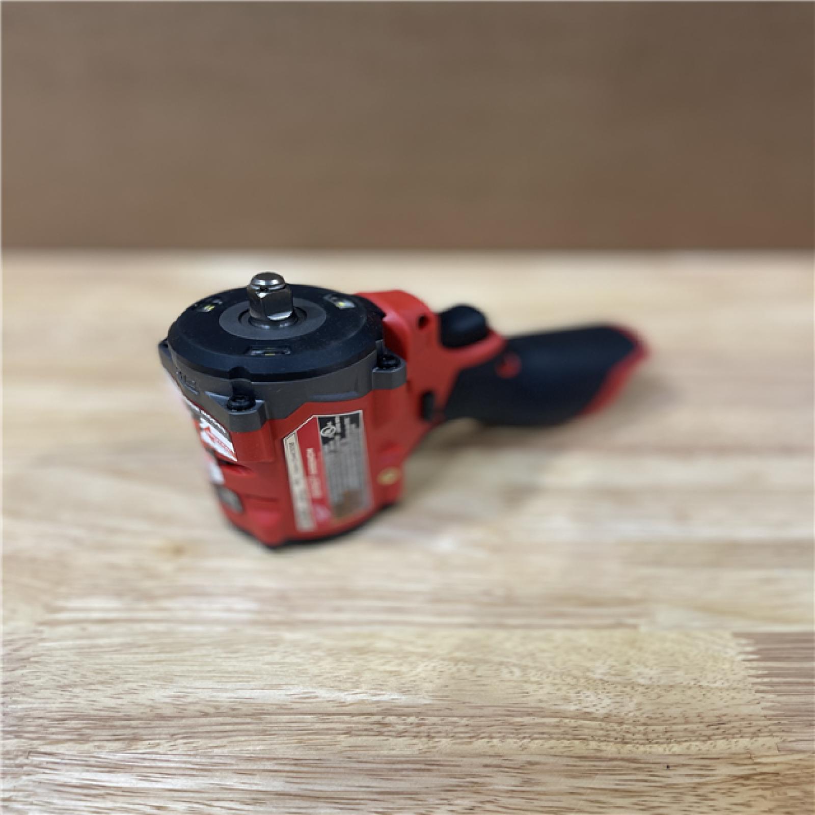 AS-IS Milwaukee  FUEL 12V Cordless Stubby 3/8 in. Impact Wrench (Tool-Only)