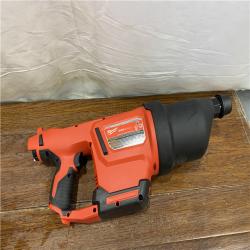 AS-IS M12 12-Volt Lithium-Ion Cordless Drain Cleaning Airsnake Air Gun Kit with (1) 2.0Ah Battery, Toilet Attachments