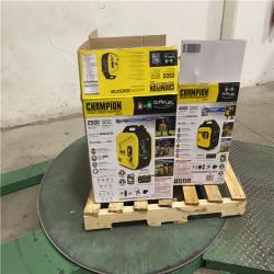 Dallas Location - As-Is  Champion Power Equipment 4500/3250-Watt GasolineFuel Inverter Generator(Lot Of 3)