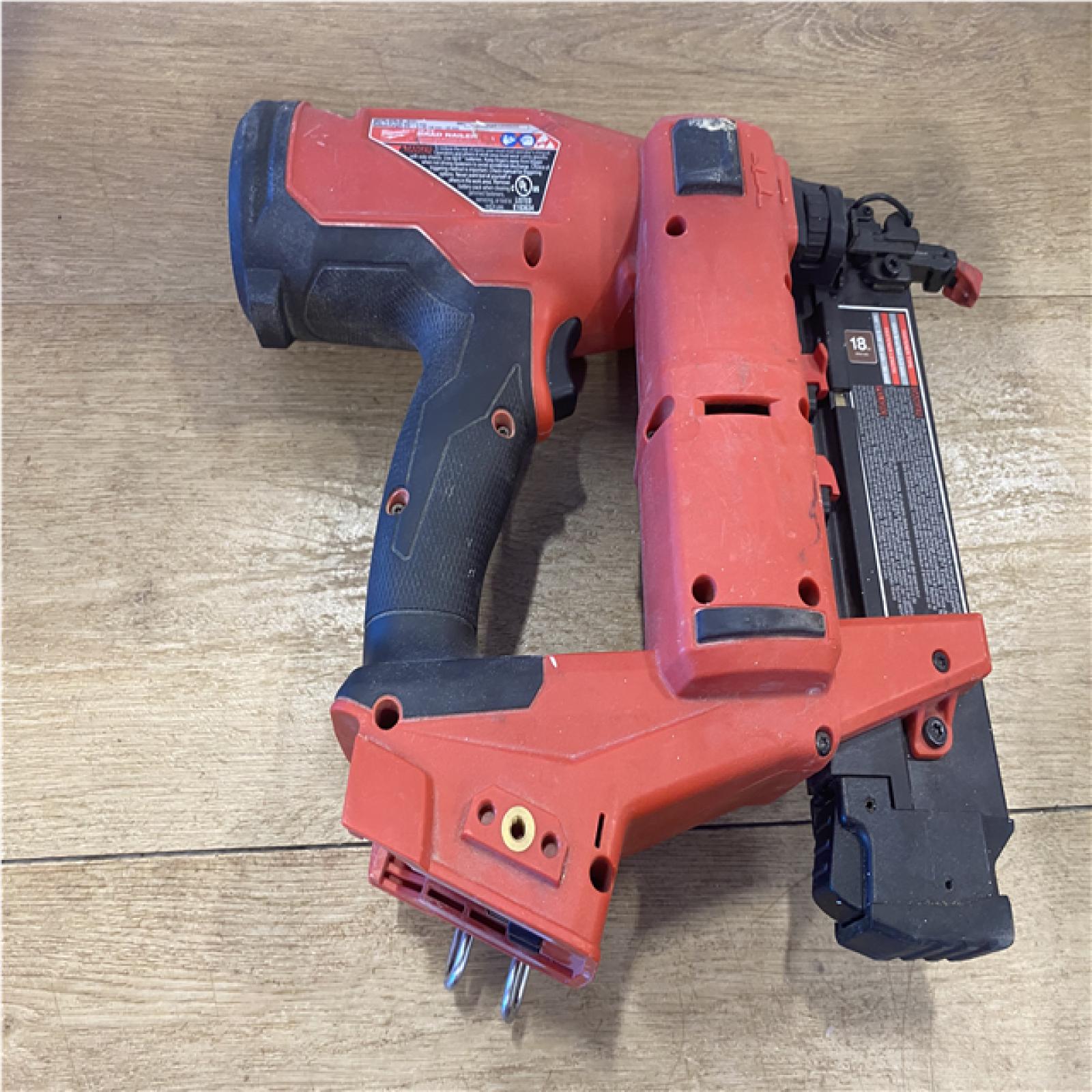 AS-IS Milwaukee FUEL 18-Volt Lithium-Ion Brushless Cordless Gen II 18-Gauge Brad Nailer (Tool-Only)