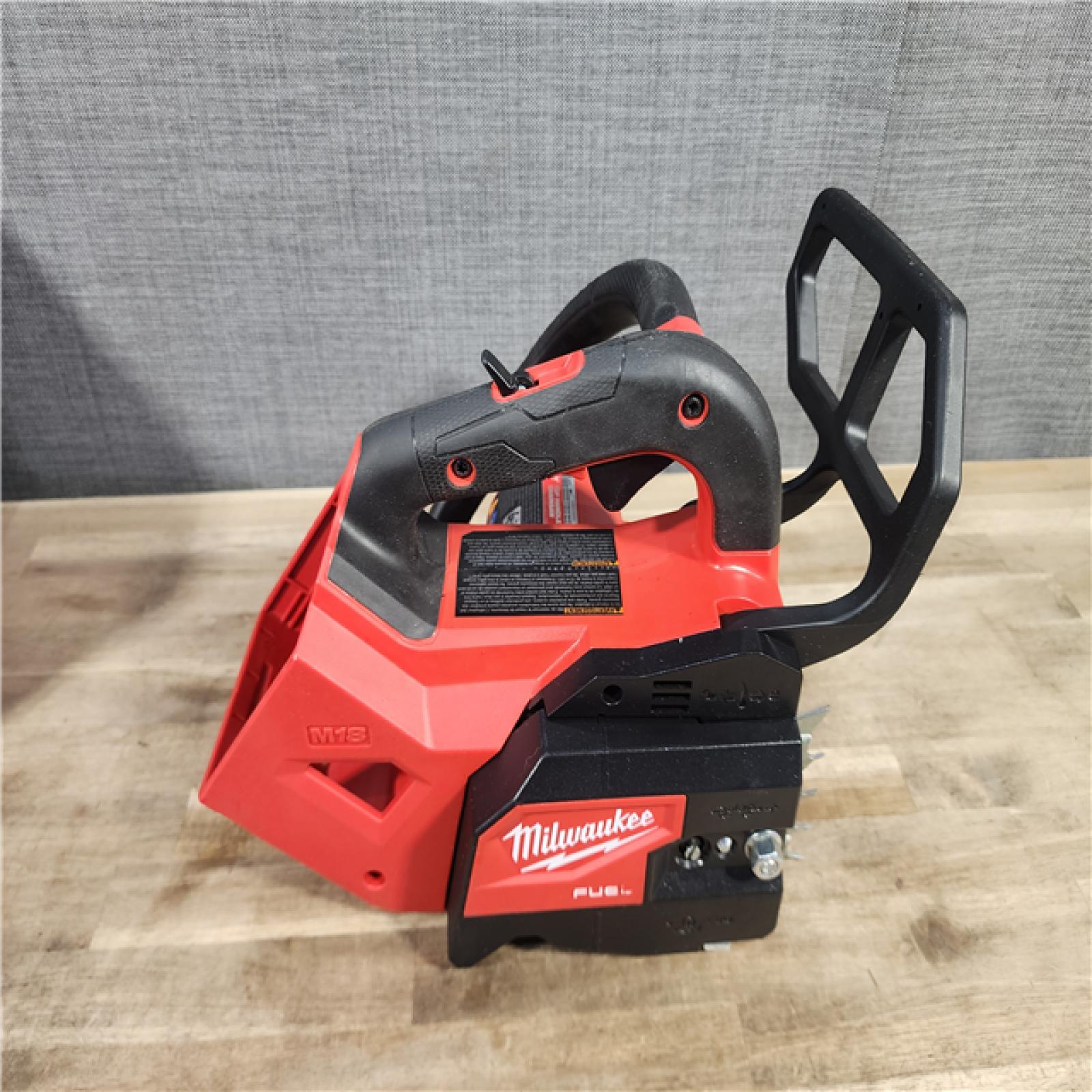 HOUSTON LOCATION - AS-IS Milwaukee Tool 2826-20T M18 FUEL 14  Top Handle 18-Volt Lithium-Ion Brushless Electric Cordless Chainsaw (Tool-Only)