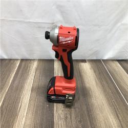 AS-IS Milwaukee 18V Lithium-Ion Brushless Cordless 1/4 in. Impact Driver Kit