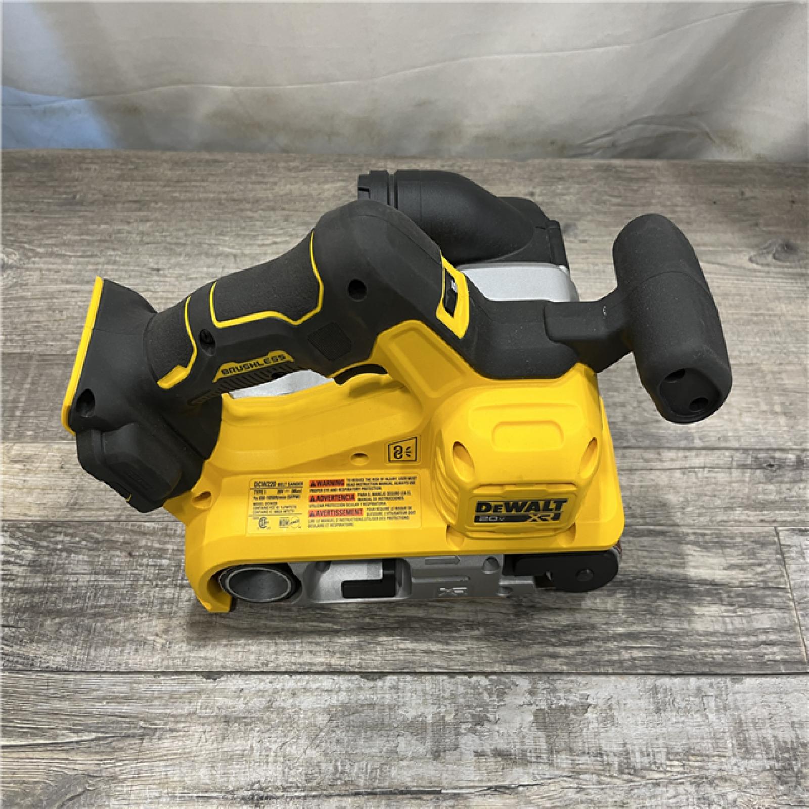 AS-IS DEWALT 20V MAX* XR Brushless Cordless Belt Sander (Tool-Only)