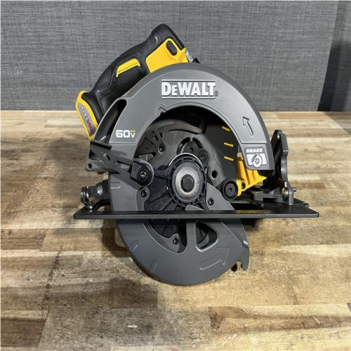 Houston Location AS-IS DEWALT FLEXVOLT 60V MAX Cordless Brushless 7-1/4 in. Circular Saw with Brake (Tool Only)