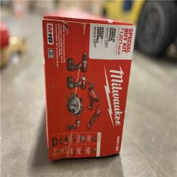 AS-IS - Milwaukee M18 18V Lithium-Ion Cordless Combo Kit (6-Tool) with Two 3.0 Ah Batteries, 1 Charger, 1 Tool Bag