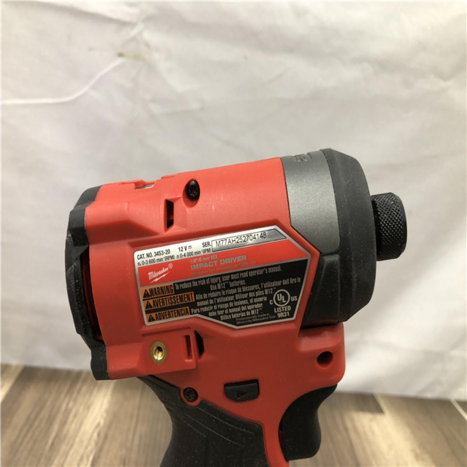 AS-IS Milwaukee FUEL 12-Volt Lithium-Ion Brushless Cordless Hammer Drill and Impact Driver Combo Kit