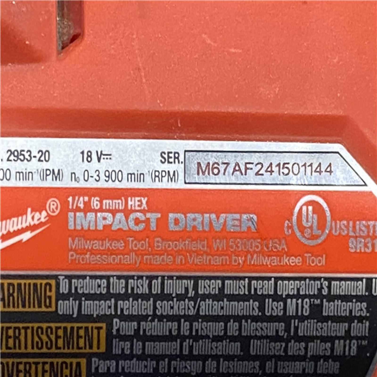 AS-IS Milwaukee FUEL 18V Lithium-Ion Brushless Cordless Hammer Drill and Impact Driver Combo Kit