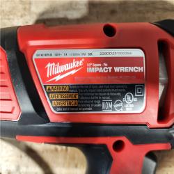 HOUSTON LOCATION - AS - IS Milwaukee 1/2 in. Impact Wrench with Rocker Switch and Detent Pin Socket Retention