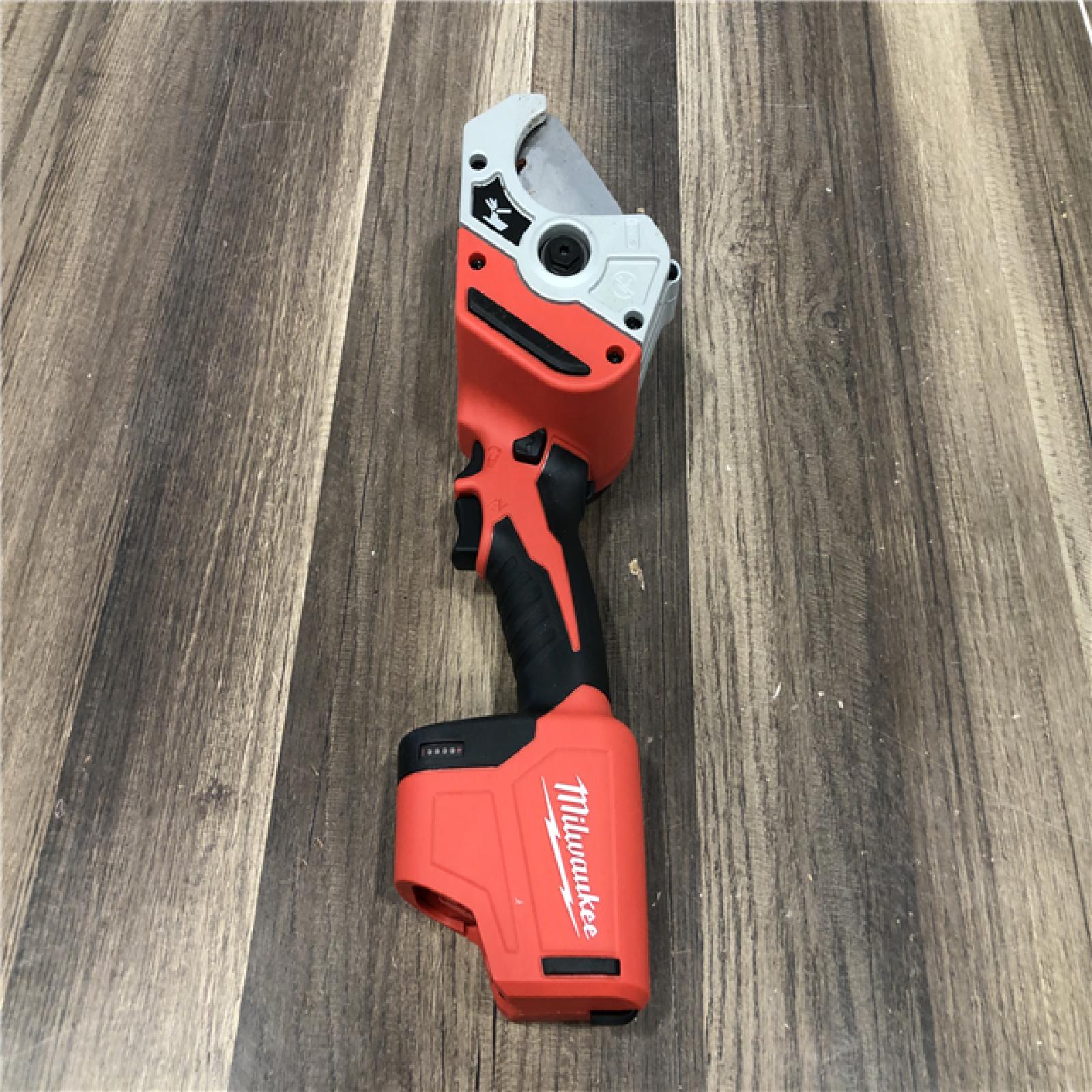 AS-IS Milwaukee M12 12V Lithium-Ion Cordless PVC Pipe Shear (Tool-Only)