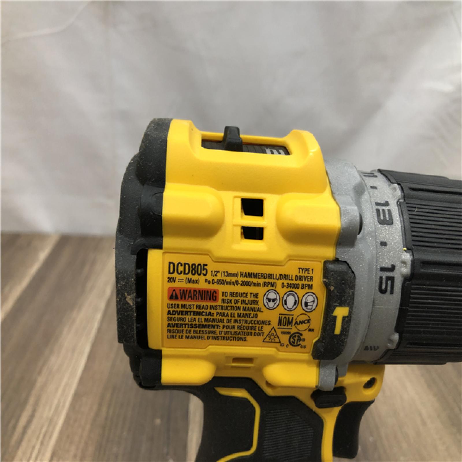 AS-IS DEWALT 20V Compact Cordless 1/2 in. Hammer Drill (Tool Only)