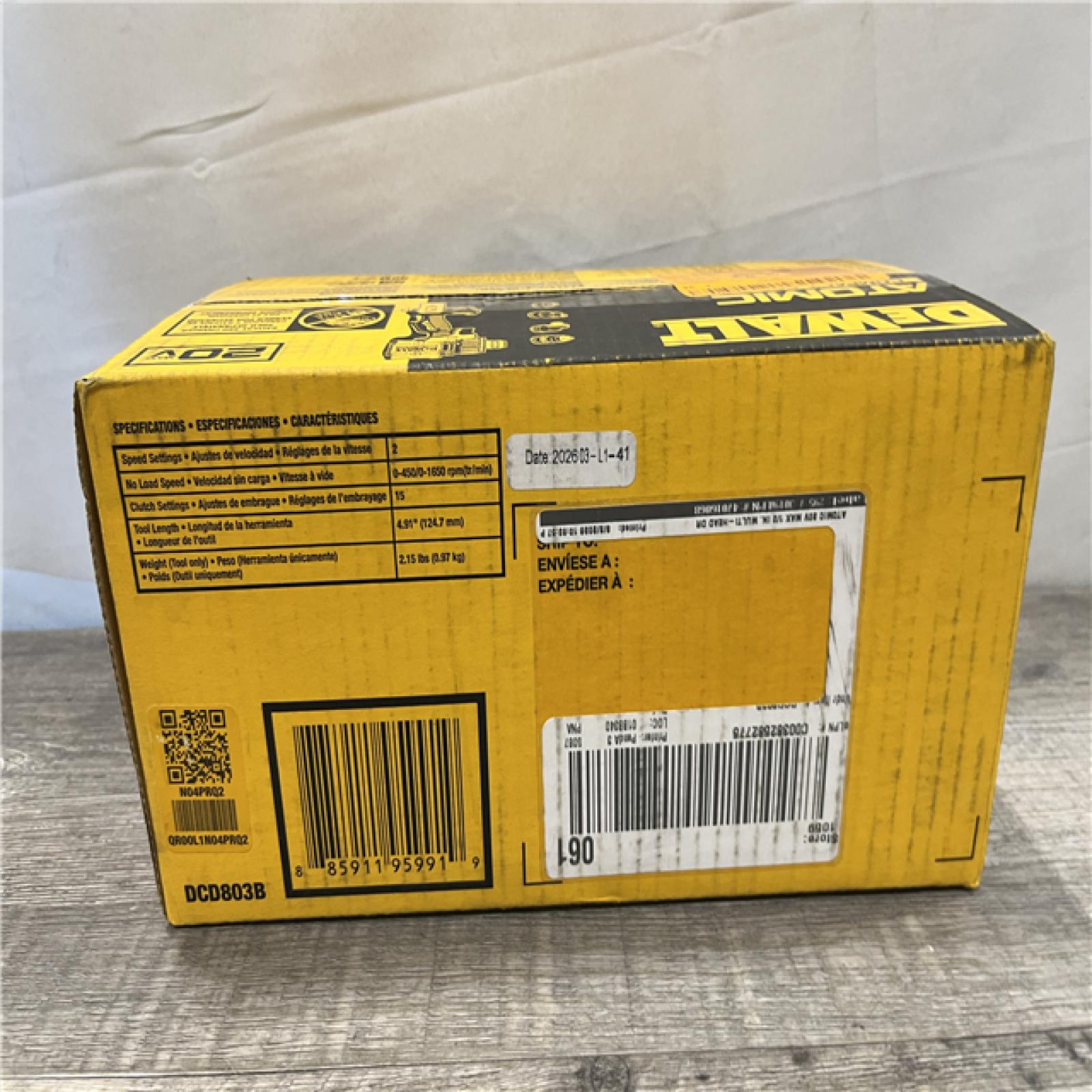 NEW - DEWALT ATOMIC 20V MAX 1/2 in. Multi-Head Drill Driver (Tool Only)