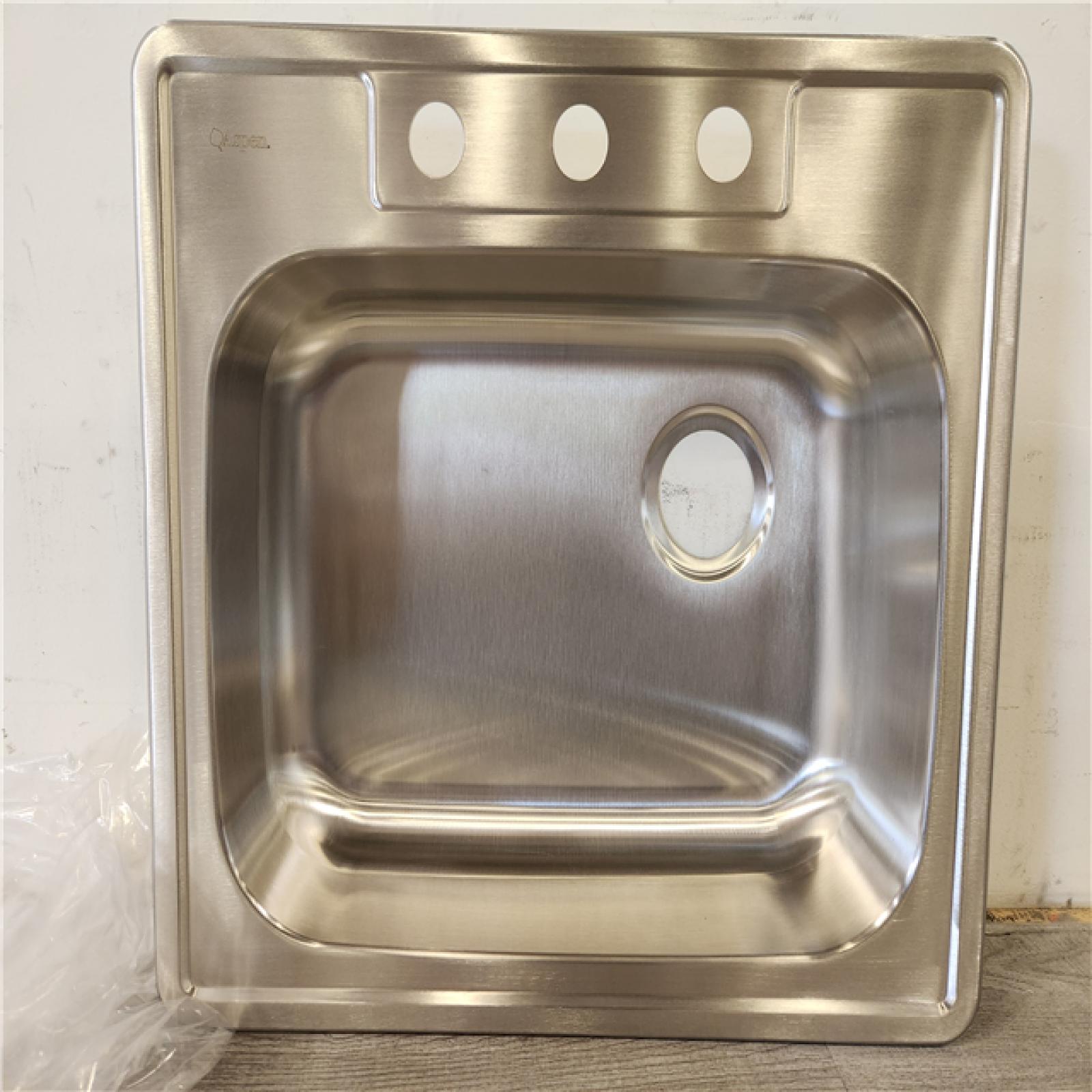 Phoenix Location NEW Aspen Stainless Steel Top mount 25 22G Single Bowl Sink Pallet (24 Sinks) (SEALED)