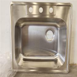 Phoenix Location NEW Aspen Stainless Steel Top mount 25 22G Single Bowl Sink Pallet (24 Sinks) (SEALED)