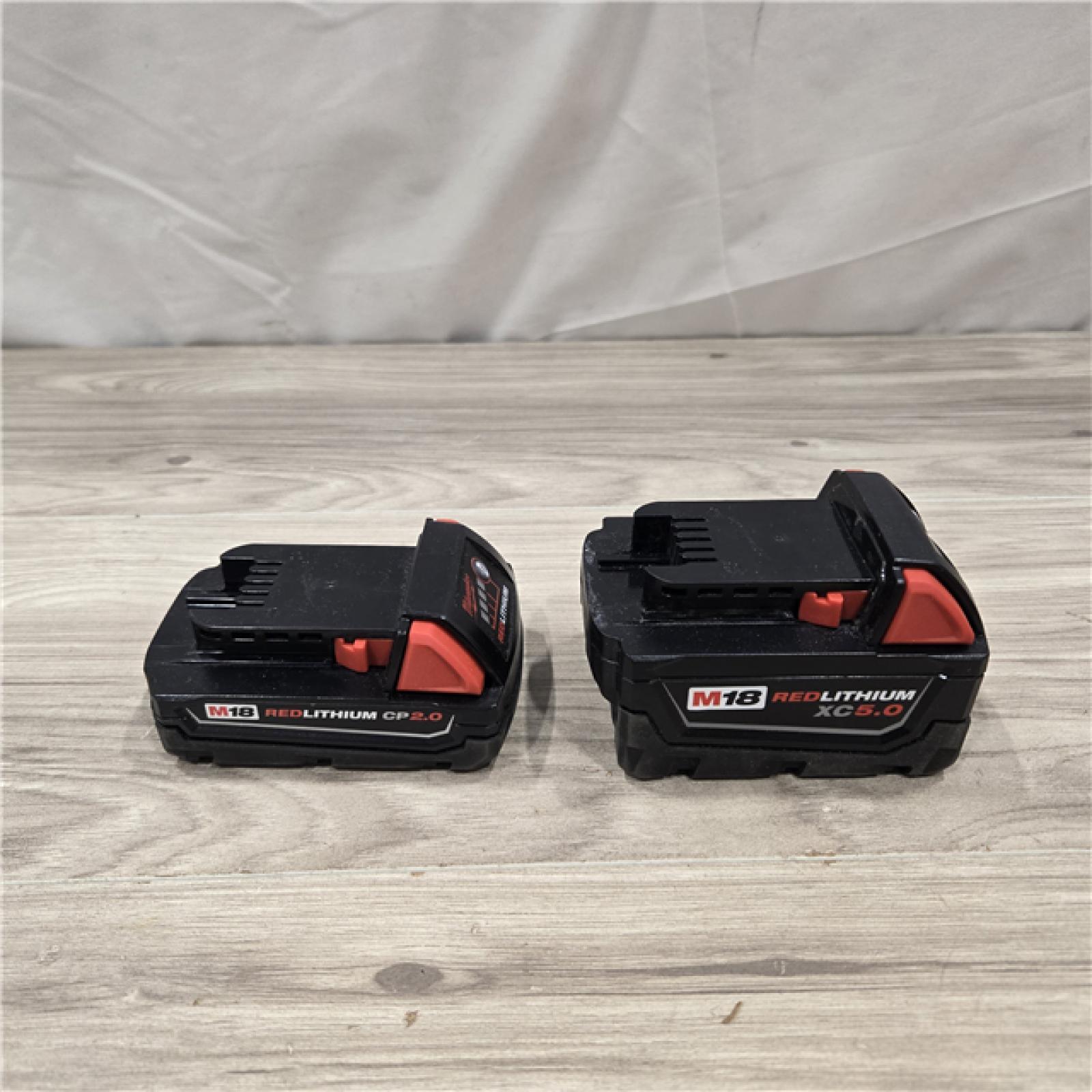 AS-IS Milwaukee M18 18-Volt Lithium-Ion Battery Starter Kit