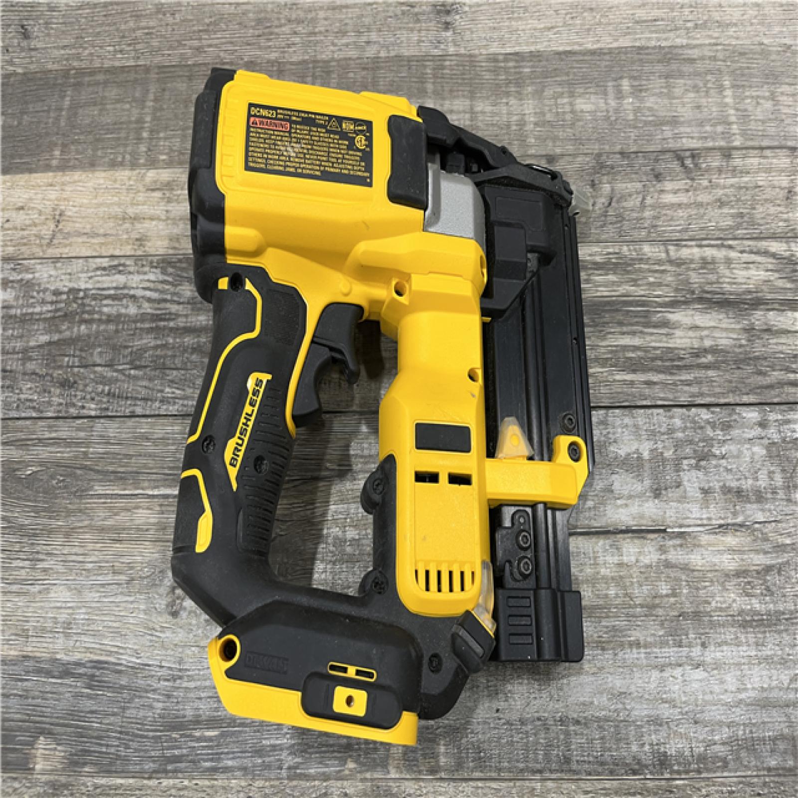 AS-IS DEWALT ATOMIC 20V MAX Lithium Ion Cordless 23 Gauge Pin Nailer (Tool Only)