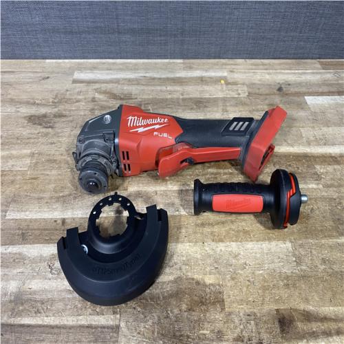 Houston Location AS-IS Milwaukee FUEL 18V Lithium-Ion Brushless Cordless 4-1/2 in./5 in. Grinder with Variable Speed & Paddle Switch (Tool-Only)
