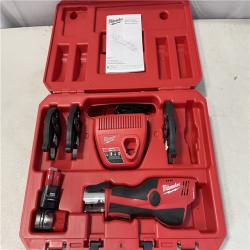 California AS-IS Milwaukee M12 Li-Ion FORCE LOGIC Press Tool Kit, includes two (2) 1.5 AH batteries, Charger and Hard Ca