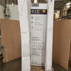 Phoenix Delta Classic 500 3-Piece Direct-to-Stud Alcove Shower Wall Surround in High Gloss White Complete Set (Walls  Base and Shower Seat)