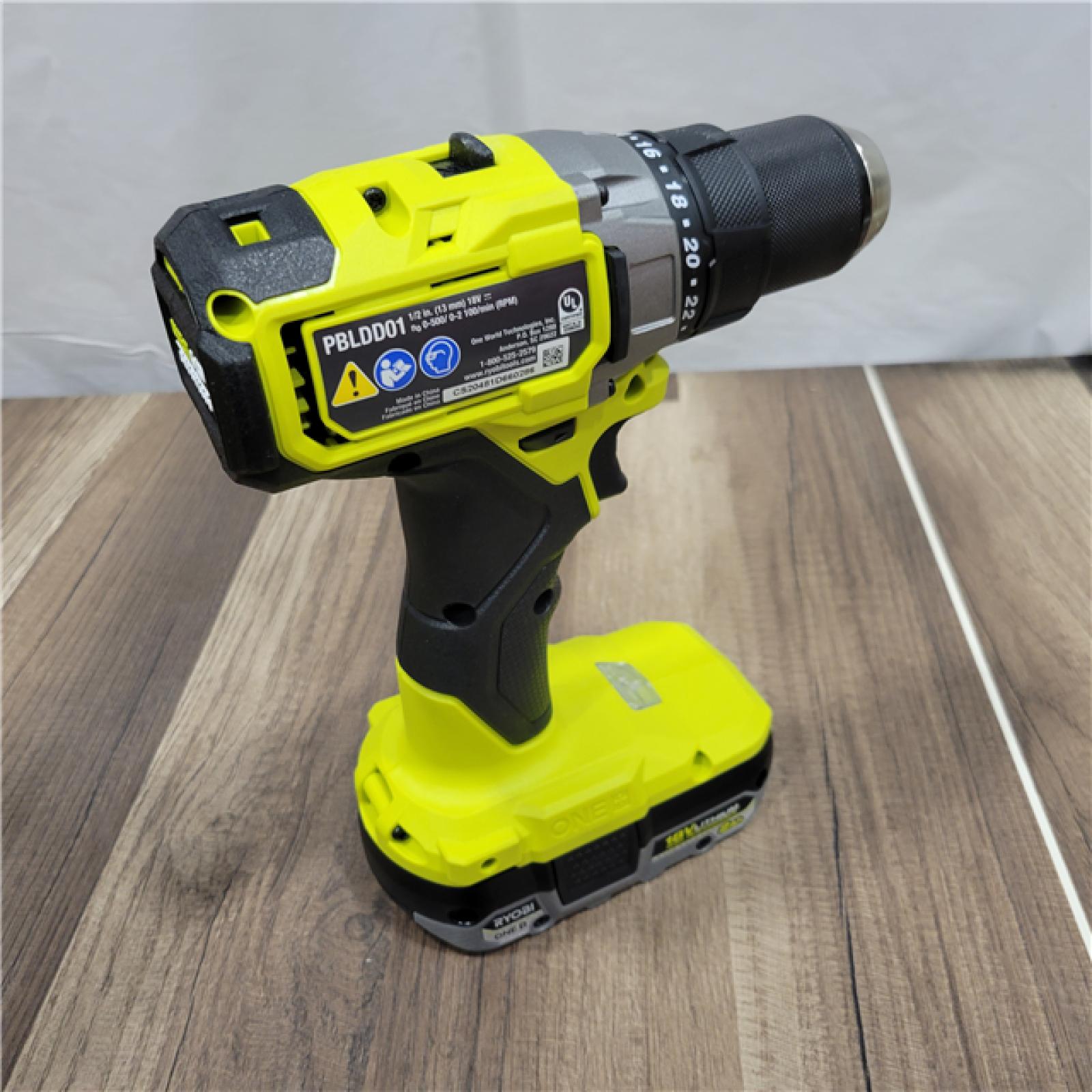 GOOD RYOBI ONE+ HP 18V Brushless Cordless 1/2 in. Drill/Driver Kit with (2) 2.0 Ah HP Battery  Charger and Bag