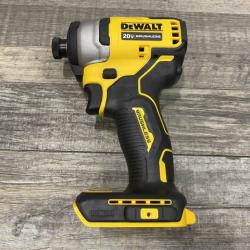 AS-IS DEWALT Atomic 20V Max Lithium-Ion Brushless Cordless Compact 1/4 in. Impact Driver Kit