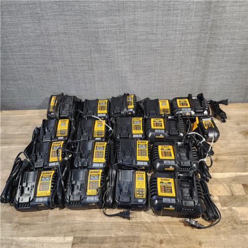HOUSTON LOCATION - AS-IS DEWALT BATTERY CHARGER PACK QTY - 18