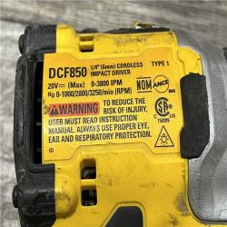 AS-IS DEWALT ATOMIC 20V MAX Lithium-Ion Cordless 1/4 in. Brushless Impact Driver Kit