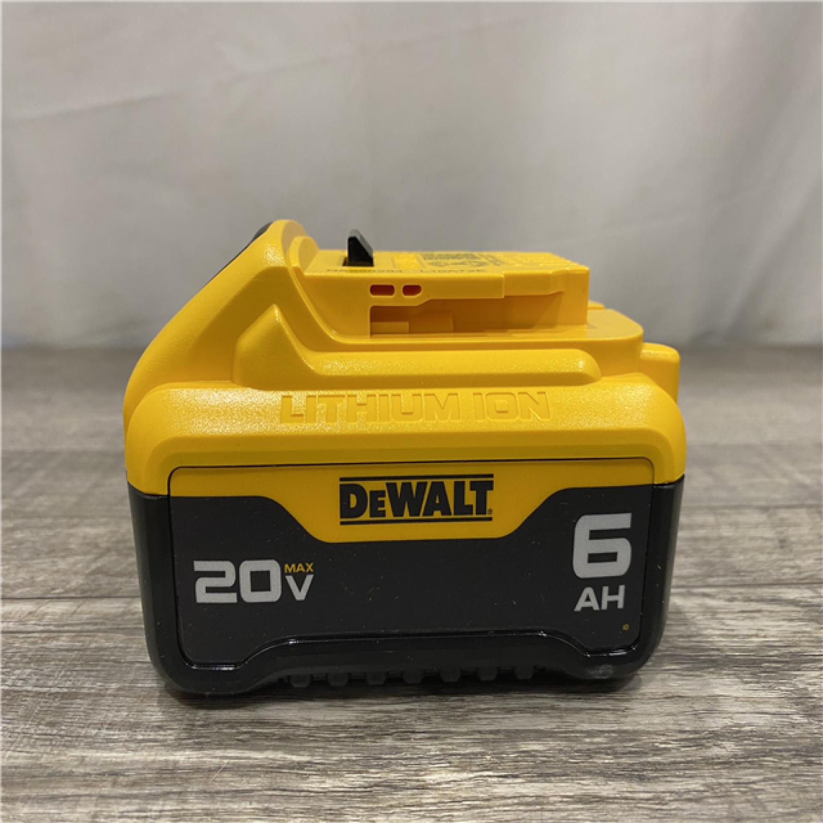 AS-IS DEWALT 20V MAX Lithium-Ion 6.0 Ah Battery and Charger