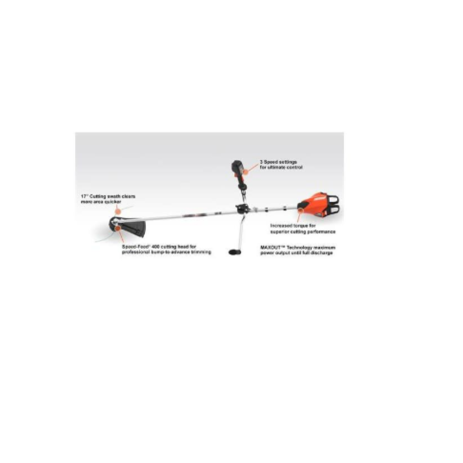 DALLAS LOCATION- Echo X Series 56V eFORCE Brushcutter 17in U Handle Brushless (Bare Tool) PALLET-(10 UNITS)