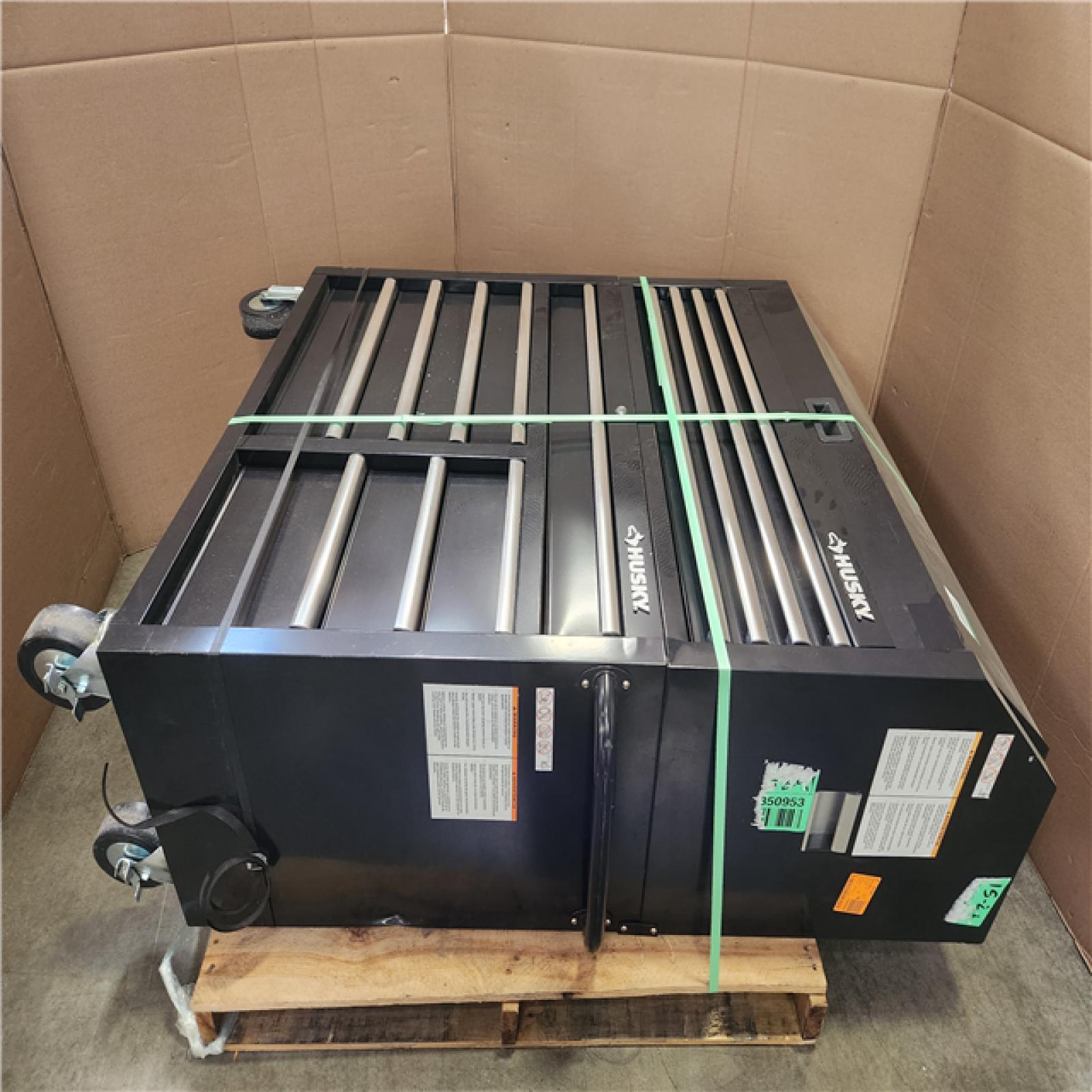 Phoenix AS-IS Husky Tool Storage 42 in. W x 18 in. D Standard Duty Black Tool Chest Combo