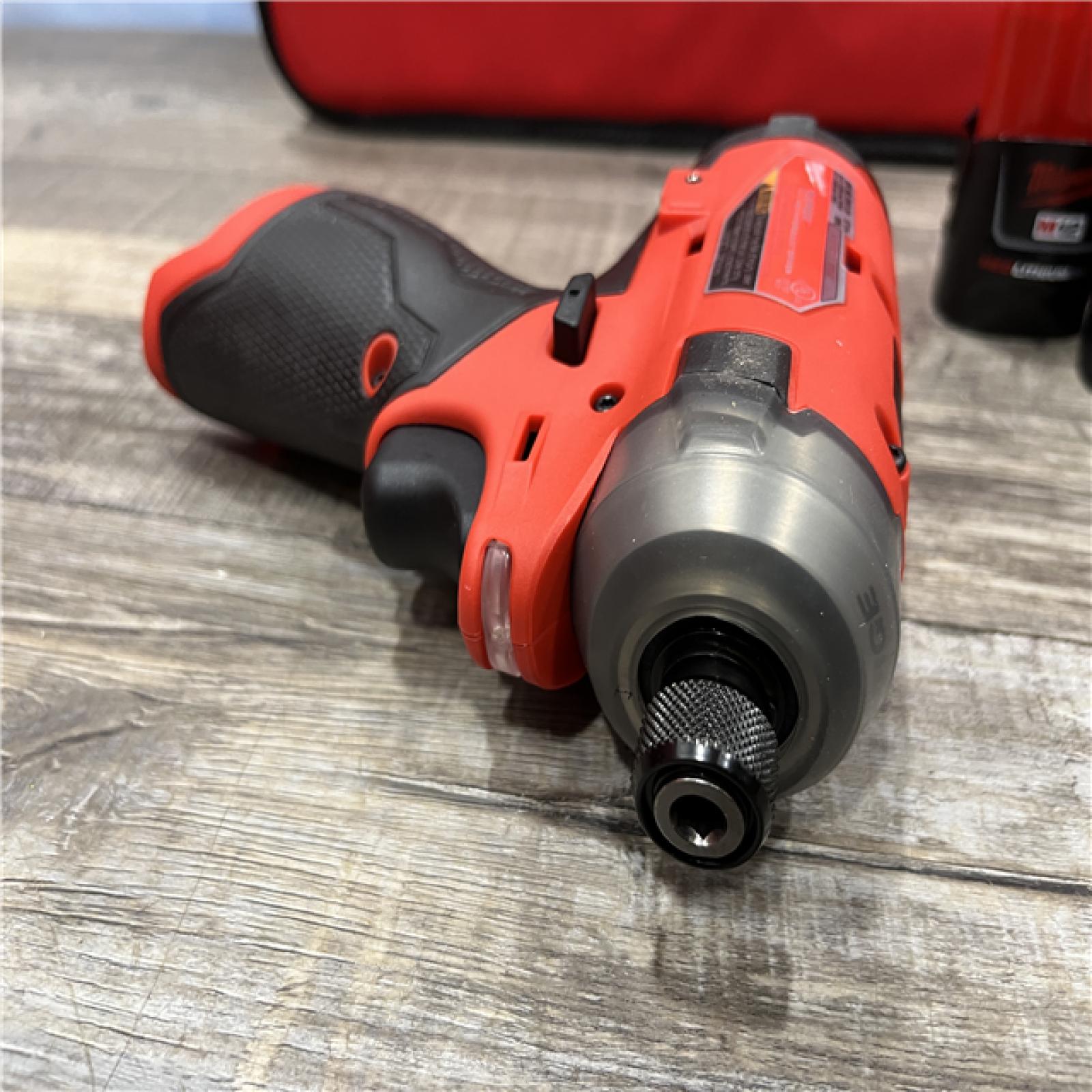 AS-IS Milwaukee FUEL SURGE 12V Lithium-Ion Brushless Cordless 1/4 in. Hex Impact Driver Compact Kit