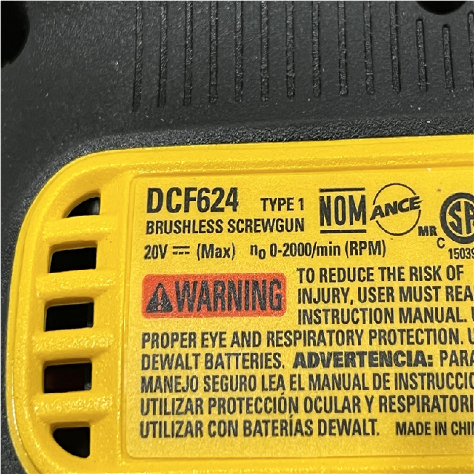 AS-IS DEWALT 20V MAX XR Cordless Brushless Drywall Screw Gun Threaded Clutch Housing (Tool Only)
