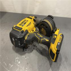 AS-IS - DEWALT 20V MAX Lithium-Ion 15-Degree Electric Cordless Roofing Nailer Kit