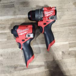 HOUSTON LOCATION - AS-IS (APPEARS LIKE NEW) Milwaukee 3497-22 12V Brushless Hammer Drill and Impact Driver Combo Kit